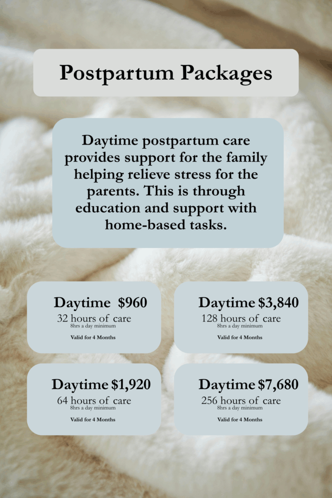Daytime Postpartum care packages